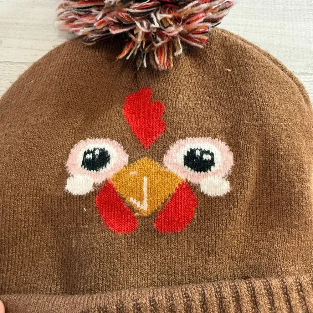 Kids turkey knit winter hat‎